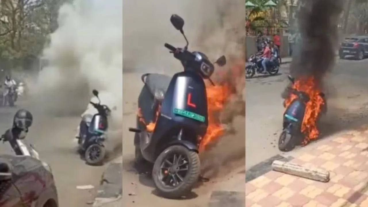 Ola Electric Scooter fire in Pune